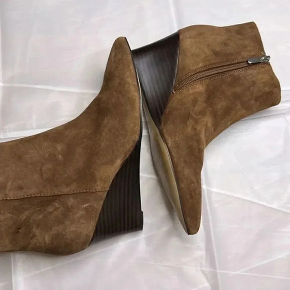 Nine West size 6 1/2m leather boots - Picture 2 of 6